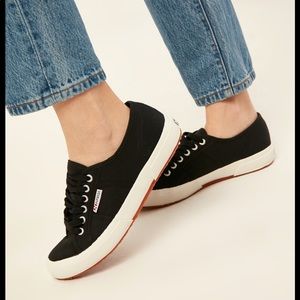 NWT Superga Unisex Classic Black Coty Sneakers